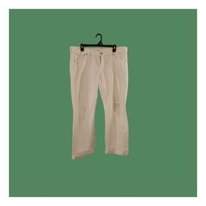 OLD NAVY DIVA White jeans size 14